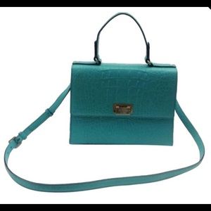 Kate Spade Turquiose Leather Shoulder Bag